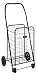 Duro-Med Folding 15 x 17 x 36 Shopping Cart, Black