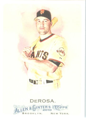 2010 Topps Allen & Ginter Baseball Card # 42 Mark DeRosa - San Francisco Giants - MLB Trading Card in Screwdown Case