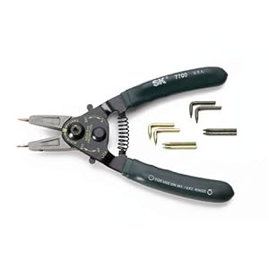 SK 7701 1/4-Inch to 2-Inch Ring Capacity Universal Retaining Ring Plier