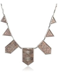 House of Harlow 1960 Engraved Classic Station Rose Gold Necklace, 20"