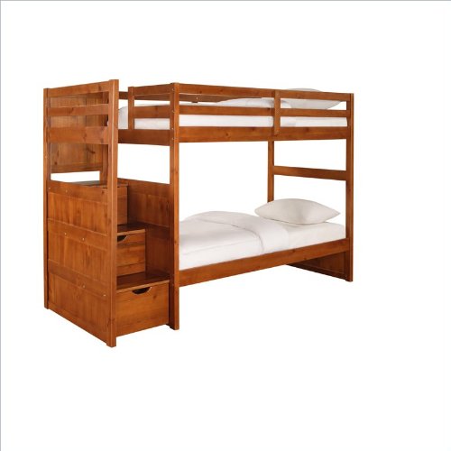 Powell 358-037 Ranch Twin Bed Cinnamon