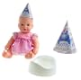 13" Potty Time Tinkles Baby Doll with Training Guide for Girls & Boys - Pink Dress