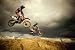 Motocross: Big Air Sports Stretched Canvas Poster Print, 54x36