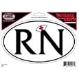 Registered Nurse Message Oval Decal