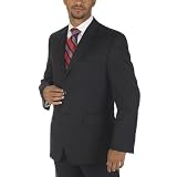 Merona Black Pinstripe Tropical Weight Wool Blazer - 42R