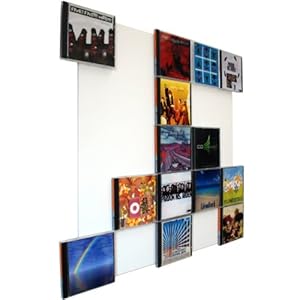 Farbige Design CD-Wand / CD Wandregal / CD Wandhalter / CD Halter - CD