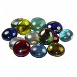 Glasnuggets 20-25 Glassteine 2cm Buntmix irisierend
