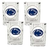Penn State Nittany Lions 4pc Square Shot Glass Set NCAA College Athletics