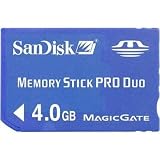 SanDisk 4 GB Memory Stick PRO Duo Flash Memory Card SDMSPD-4096-A11