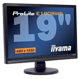 iiYama ProLite E1908WS Ecran PC LCD 19" 20000 : 1 300 cd/m� VGA DVI 1680 x 1050 5 ms Noirpar Iiyama