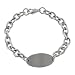 Stainless Steel Chunky ID Tag Bracelet