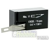 Excel Super Sharp #11 Blades In 15pc Dispenser