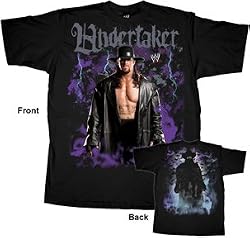 WWE Wrestling Undertaker Lightening Black Youth T-shirt Tee