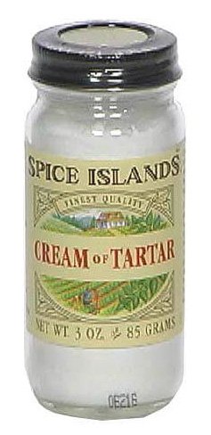 Spice Islands Cream of Tartar, Finest Quality, 3-Ounce Container (Pack of 4)