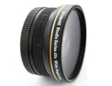 Produkt-Bild: Polaroid Studio Serie 58mm .43x High Definition Weitwinkelobjektiv mit Makrovorsatzlinse, beinhaltet Beutel und Abdeckkappe f&uuml;r das Objektiv