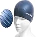 Aqua-Speed - Bademütze / Schwimmkappe - perfekte Passform (dunkelblau)
