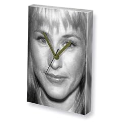 PATRICIA ARQUETTE - Canvas Clock (A5 - Signed by the Artist) #js001