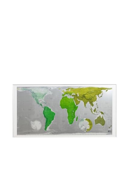 The Future Mapping Company Huge Plastic Future Map, 77″ x 39.5″