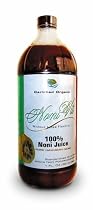 100% Noni Juice (Organic) 32oz Glass Bottle - Freshly Squeezed on the Big Island of Hawaii
