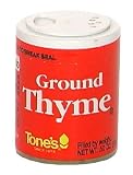 Tone's Ground Thyme, .50-Ounce Containers (Pack of 6) (Pack of 3)