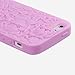 niceEshop(TM) Pink 3D Sculpture Rose Flower Silicone Soft Case Cover fit for the new Iphone5 5S +Screen Protector