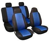 Bucket Car Seat Cover Full Seat Fb102 Blue/black 114