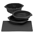 Silicone Solutions 4-pc. Black Baking Set