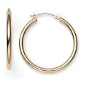 14k Gold 22m Hoop Earrings