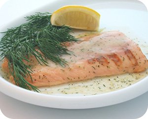 Grilled Fresh Dill Salmon by artiko