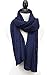 StylesILove Classic Knitted Womens Scarf (Navy blue)