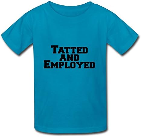 New Cotton Kids T-shirts Tatted And Employed Printed Fashion Short Small Sleeve