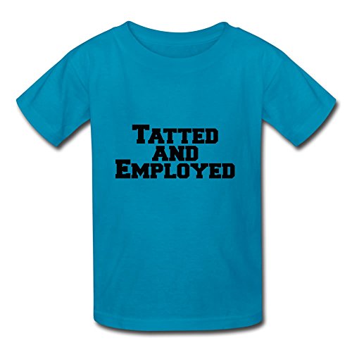 New Cotton Kids T-shirts Tatted And Employed Printed Fashion Short Small Sleeve