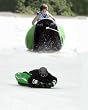 Surfster Black Ice Snow Sled / Ski Tube