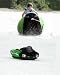 Sporting Goods : Surfster Black Ice Snow Sled / Ski Tube