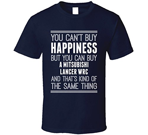 Jokertshirt Buy a Mitsubishi Lancer WRC Happiness Car Lover T Shirt L Navy Jokertshirt Buy a Mitsubishi Lancer WRC Happiness Car Lover T Shirt L Navy