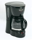 Black & Decker DCM500B SmartBrew 5-Cup Coffeemaker, Black