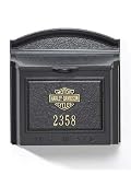 Harley® Wall Mailbox - Black/Gold