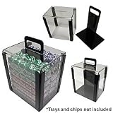 1000 Chip Capacity Clear Carrier - Casino Supplies > Chip Cases & Carousels > Carriers