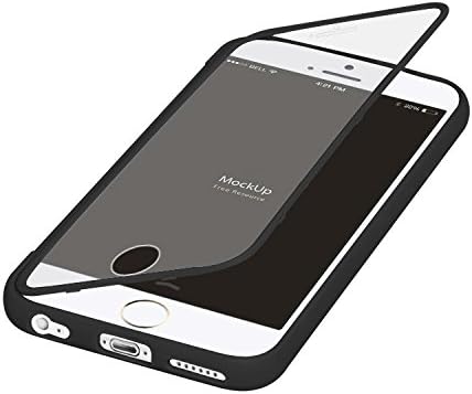 iphone 5s cases MSFancy Colorful TPU Wrap Up Phone Cases with Visible Screen Protector for Apple iPhone 5 / 5s / SE (Black)