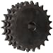 Martin E60B13H Triple Type B Sprocket for 60-3 Chain, 3/4 Pitch, 13 Teeth, 1 Bore Diameter, 3.493 Outside Diameter, 2.238 Wide