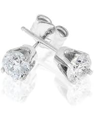 Diamond Solitaire Earrings 1/3ctw