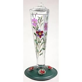 Avant Garden 8111-2 Violet Meadows Hummingbird Feeder from Feeders & Bowls