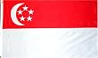 Singapore National Country Flag - 3 foot by 5 foot Polyester (New)