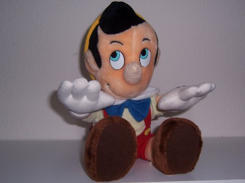Pinocchio Plush Toy: Vintage 12 Inch Doll images
