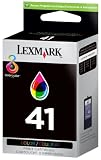 Lexmark No. 41 Tri-Color (C, M, Y) Return Program Print Cartridge