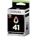 Lexmark No. 41 Tri-Color (C, M, Y) Return Program Print Cartridge
