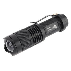 Mini Cree Led Flashlight Torch Adjustable Focus Light Lamp