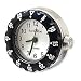 Spot Clock Black BEZel, White Dial Image