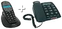 Topcom Big Button Box Bundle Gro&szlig;tasten Telefon Axiss 800 und Butler 800
