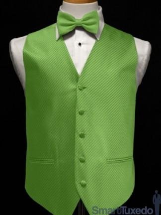 Click here to buy Tuxedo Vest - 5 Button Satin with Stunning Diamond Grid Pattern - Includes Bowtie..